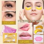 30 Pairs 24K Gold Eye and Lip Masks