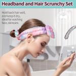 LEOBRO Spa Headband Set for Makeup and Skincare