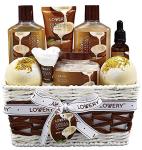 Pampering Spa Gift Basket for Her - 9 Pieces