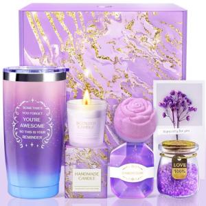 Purple Spa Gift Set for Her Special Moments