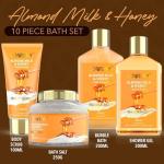 10-Piece Almond Milk & Honey Spa Gift Set
