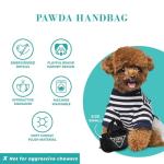 Plush Pawda Handbag Dog Toy with Squeaker