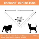 New Puppy Announcement Bandana for Dog Owners