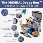 Ultimate Dog Travel Bag with Bowls and Containers