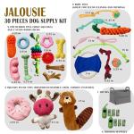 30-Pack Jalousie Squeaky Dog Toys for Pups