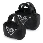 Plush Pawda Handbag Dog Toy with Squeaker