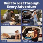 Ultimate Dog Travel Bag with Bowls and Containers
