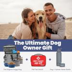 Ultimate Dog Travel Bag with Bowls and Containers