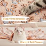 Super Soft Fleece Pet Blankets, 3 Pack