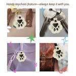 Pet Paw Print Keychain Set for Fur Keepsakes