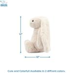 Interactive Squeaky Dog Chew Toy - Bunny Design