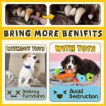 9 Pack Luxury Teething Toys for Small Dogs