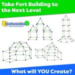 Glow Fort Building Kit – Playful Glow in the Dark Fun