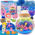 Mermaid Terrarium Craft Kit with LED Night Light