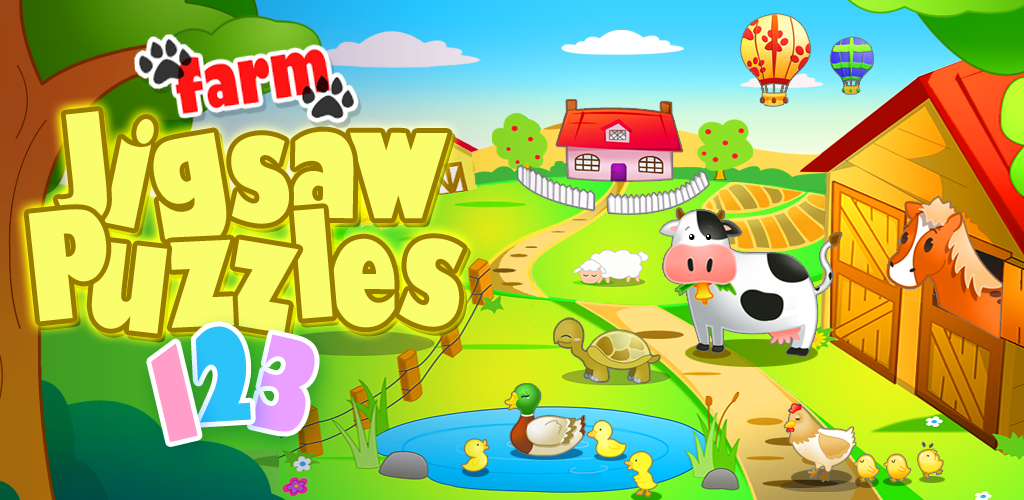 Farm Jigsaw Puzzles - Fun Learning for Kids