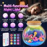 Mermaid Terrarium Craft Kit with LED Night Light