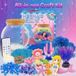 Mermaid Terrarium Craft Kit with LED Night Light