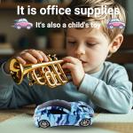 Cute Wireless Car Mouse with LED Headlights