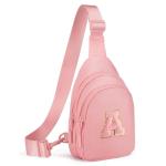 Personalized Light Pink Sling Bag for Teen Girls