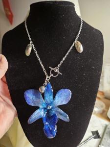 Real Flower Necklace for a Unique Gift