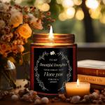 Beautiful Daughter Candle Gift from Mom and Dad