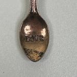 Love Pendant Necklace with Tiny Spoon Charm