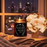 Beautiful Daughter Candle Gift from Mom and Dad