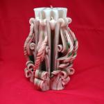 Beautifully Carved 7" Christmas Candle Gift