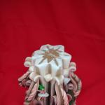 Beautifully Carved 7" Christmas Candle Gift