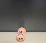 Peach 3D Pig Dual Flame Lighter – Unique Collectible