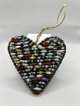 Colorful Heart-Shaped Paper Beads Ornament