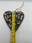 Colorful Heart-Shaped Paper Beads Ornament