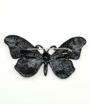 Charming Black and White Butterfly Brooch for Women
