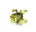 Cute Purple Frog Rhinestone Enamel Brooch Pin