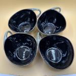 Reuleaux Triangle Drip Glaze 4-Cup Set