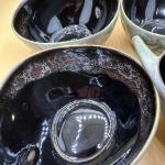 Reuleaux Triangle Drip Glaze 4-Cup Set