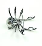 Spider Pearl Brooch - Perfect Halloween Accessory