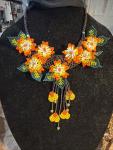 Unique 3D Flower Bead Necklace for You