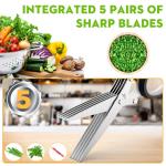 Cool Herb Scissors Set for Fun Cooking