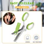 Herb Scissors Set - Fun Kitchen Gadget for Fresh Herbs