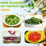 Herb Scissors Set - Fun Kitchen Gadget for Fresh Herbs