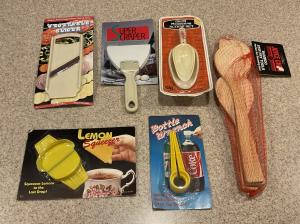 Retro 1970s-80s Kitchen Gadget Set - 6 Pieces