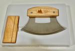 Alaskan Ulu Knife with Stand | Unique Kitchen Tool