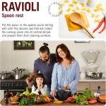 Ravioli-Shaped Spoon Rest for Fun Kitchens