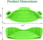 Clip-On Strainer Colander - Space-Saving Kitchen Gadget