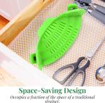 Clip-On Strainer Colander - Space-Saving Kitchen Gadget