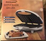 White Non-Stick Waffle Maker for Easy Cooking