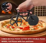 Funny Pizza Cutter Shaped Like a Bicycle Wheel