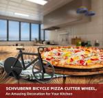 Funny Pizza Cutter Shaped Like a Bicycle Wheel