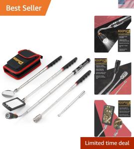 Magnet Flashlight with Mirror & Tool Bag Gift